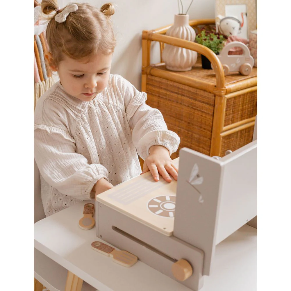 Label Label Foldable Cooker Wooden Playset - Nougat - Image 7