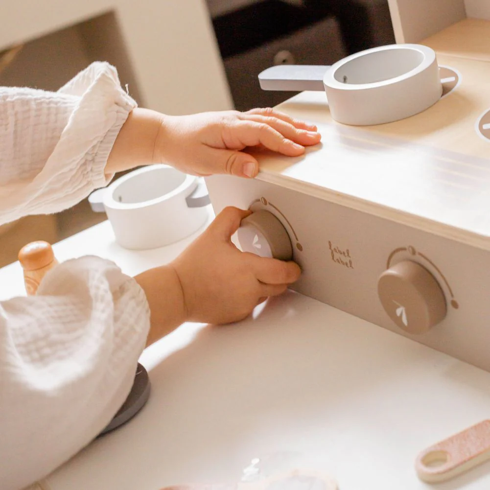 Label Label Foldable Cooker Wooden Playset - Nougat - Image 8