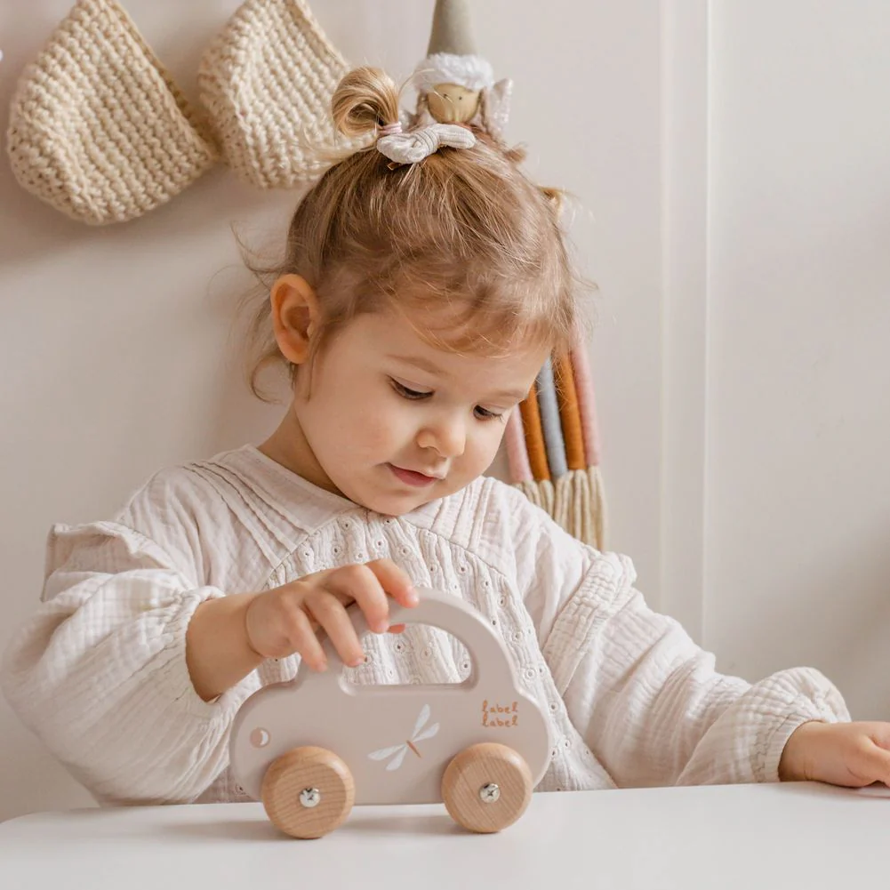 Label Label Little Car Wooden Toy - Nougat - Image 4