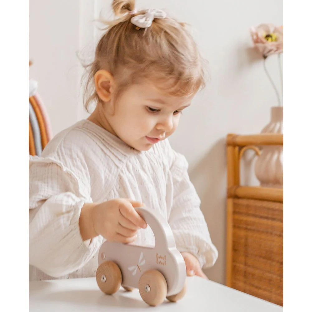 Label Label Little Car Wooden Toy - Nougat - Image 5