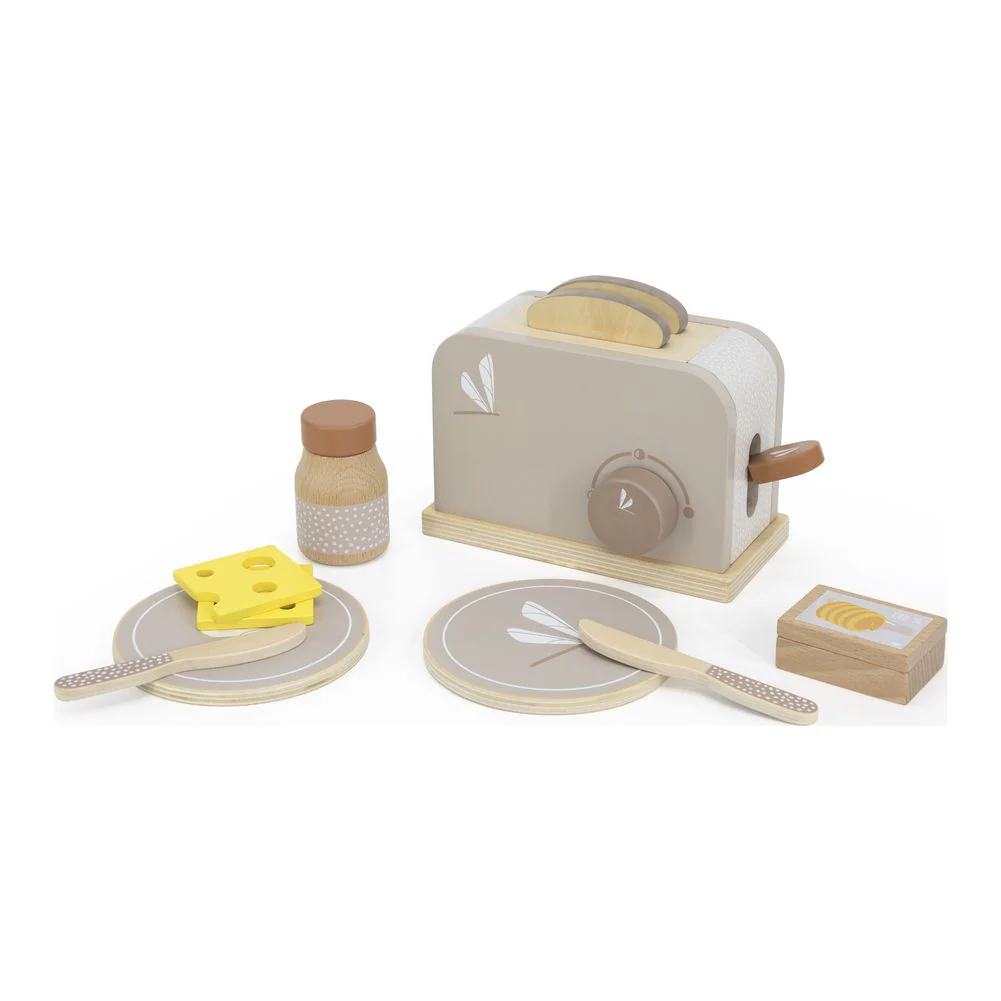 Label Label Toaster Wooden Playset - Nougat - Image 4