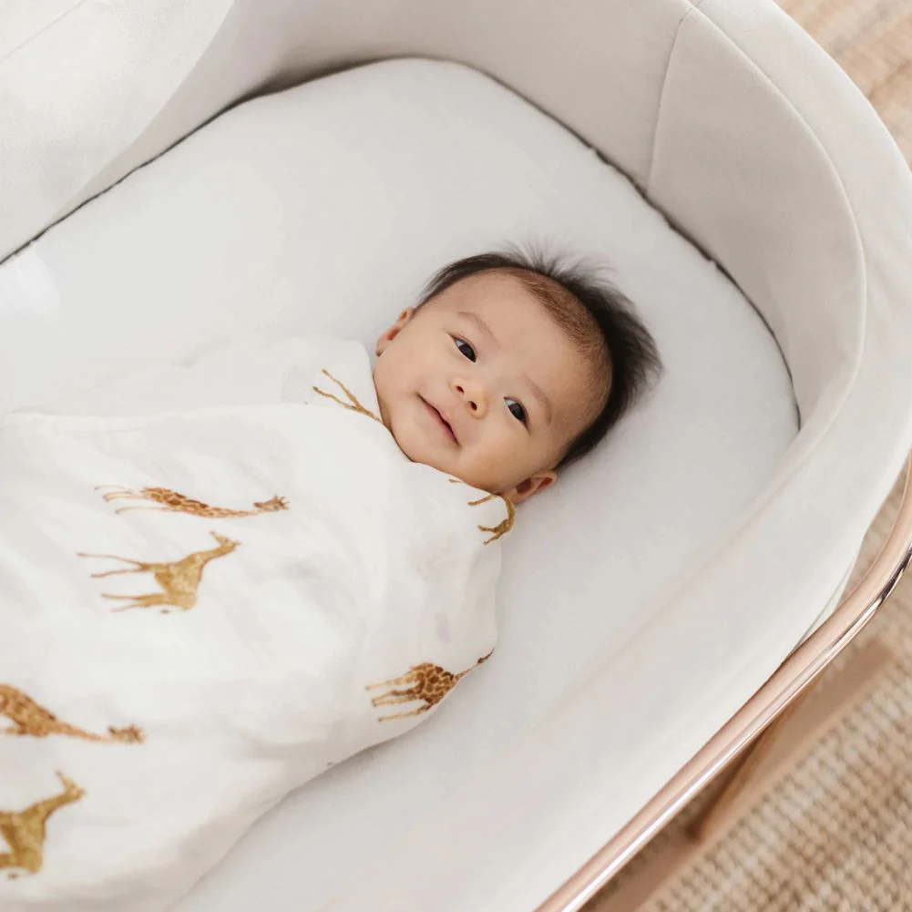 Lil North European Flax Linen Bassinet Sheet - Image 3
