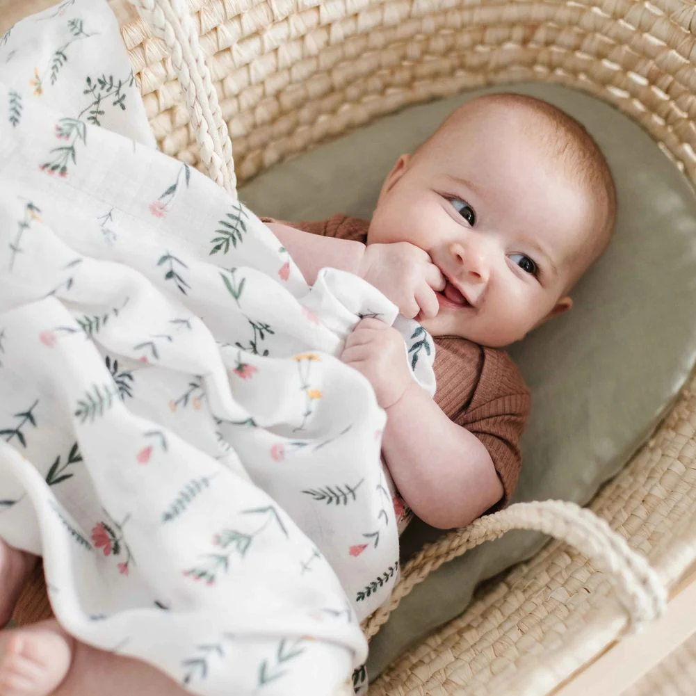 Lil North European Flax Linen Bassinet Sheet - Image 4