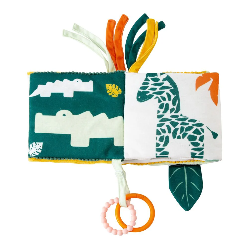 Little Big Friends 2-in-1 Soft Activity Book - Jungle - Image 3
