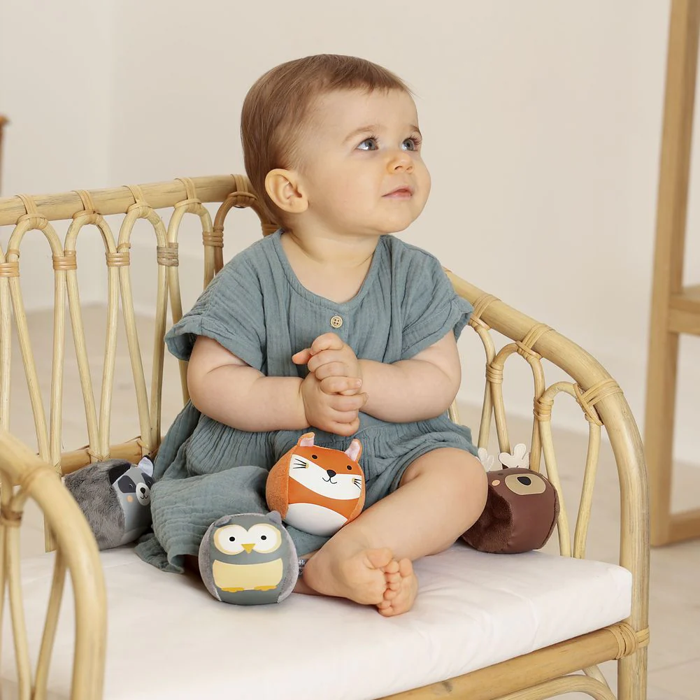 Little Big Friends 4-Piece Roly Poly Balls Set - Forest - Image 2