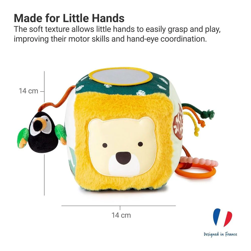 Little Big Friends Soft Activity Cube - Jungle - Image 2