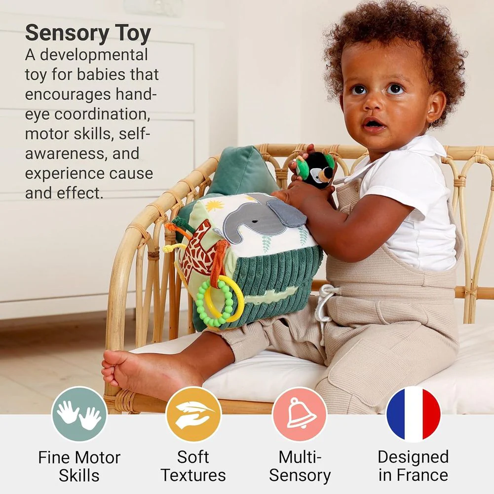 Little Big Friends Soft Activity Cube - Jungle - Image 4