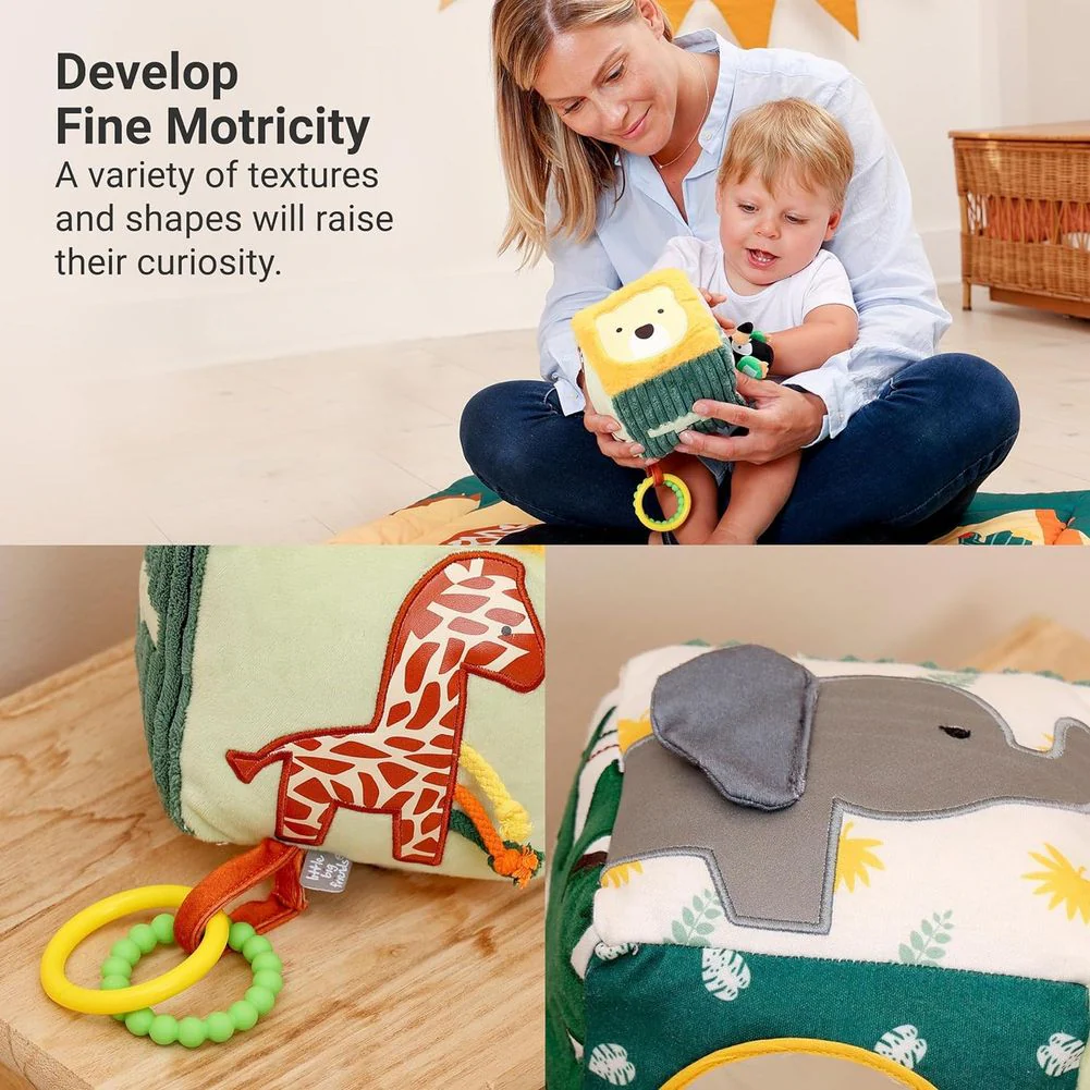 Little Big Friends Soft Activity Cube - Jungle - Image 5