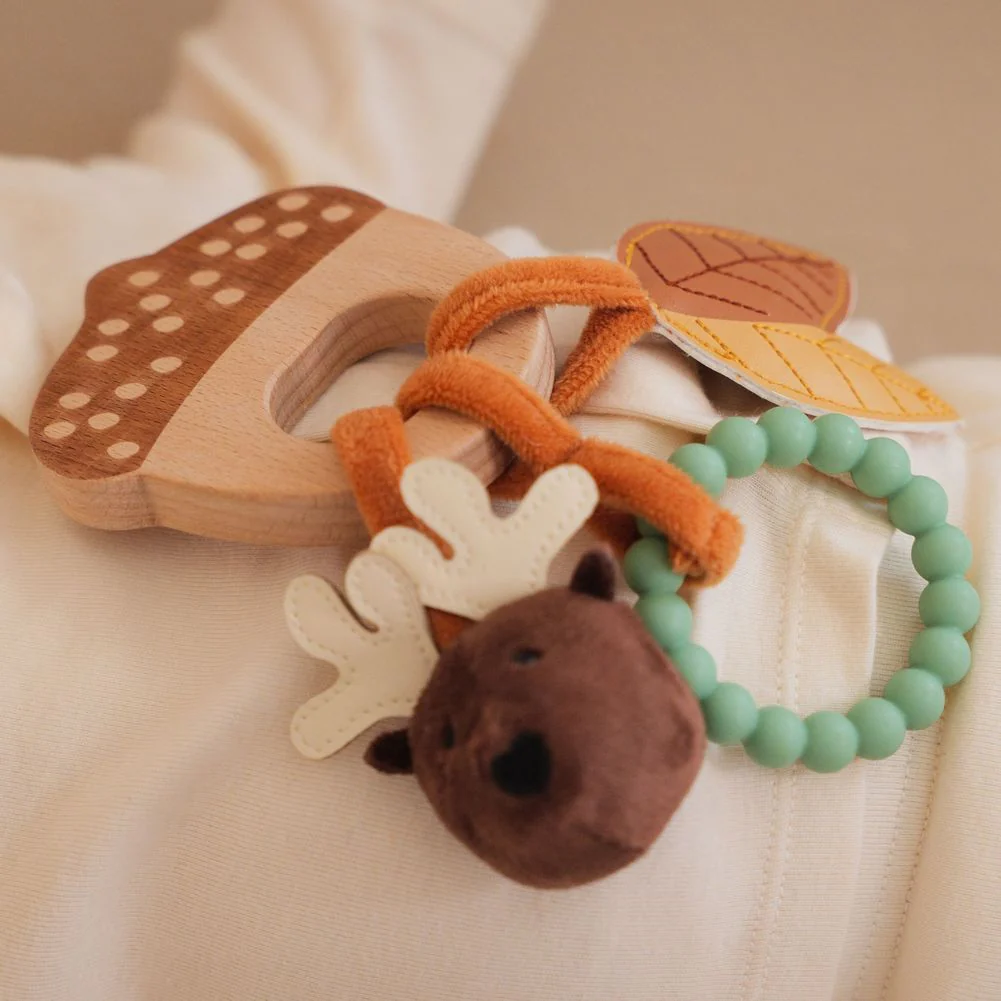 Little Big Friends Wooden Rattle - Forest - Image 2
