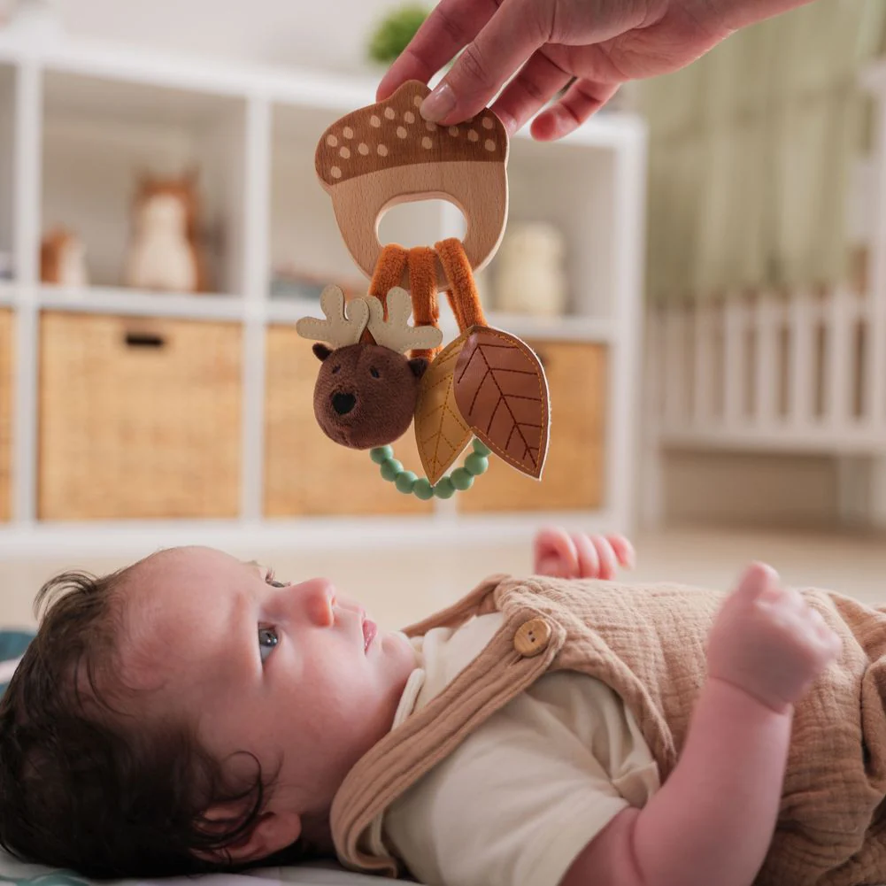 Little Big Friends Wooden Rattle - Forest - Image 3