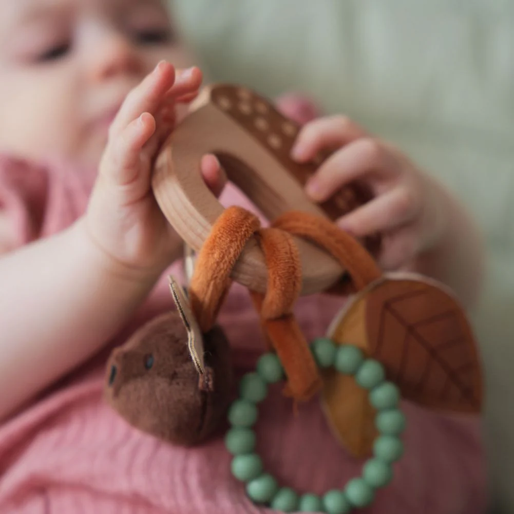 Little Big Friends Wooden Rattle - Forest - Image 4