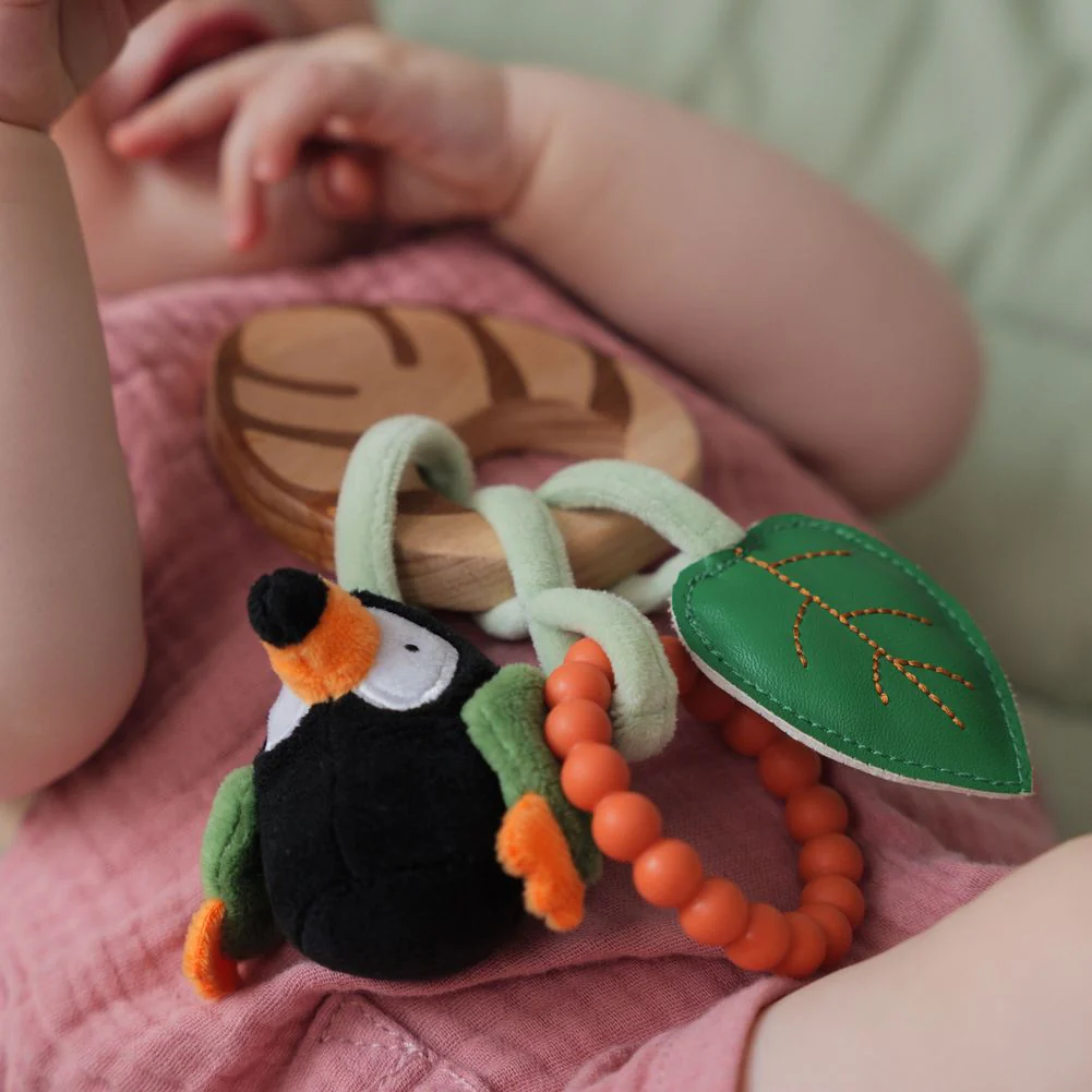 Little Big Friends Wooden Rattle - Jungle - Image 2