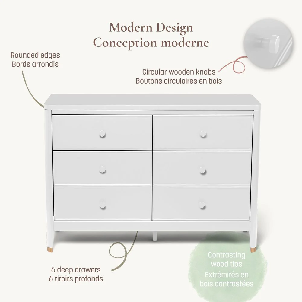 Little Seeds Aster 6-Drawer Dresser - Image 2