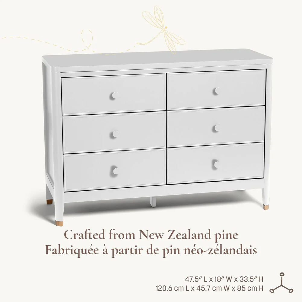 Little Seeds Aster 6-Drawer Dresser - Image 3