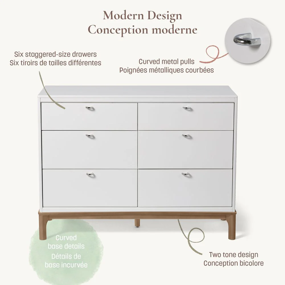 Little Seeds Laurel 6-Drawer Dresser - Image 3