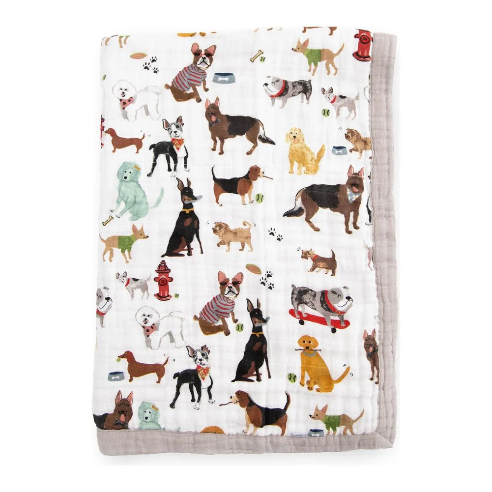 Little Unicorn Cotton Muslin Baby Quilt - Image 6