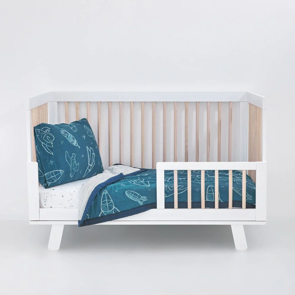Little Unicorn Cotton Muslin Toddler Bedding Set - Image 2