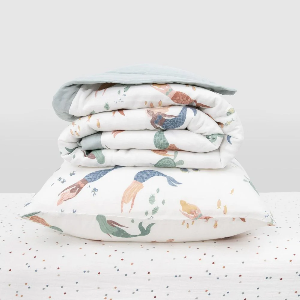 Little Unicorn Cotton Muslin Toddler Bedding Set - Image 5