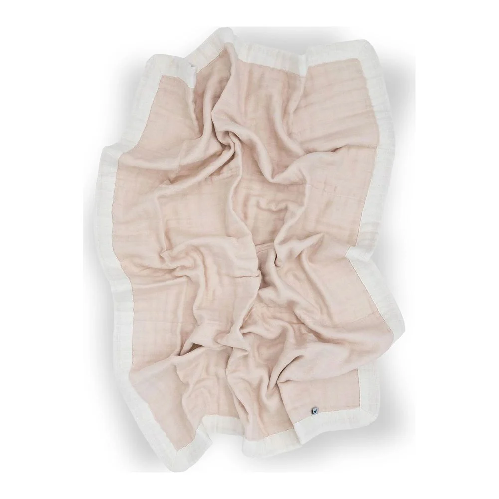 Little Unicorn Organic Cotton Muslin Baby Quilt - Rosie - Image 3