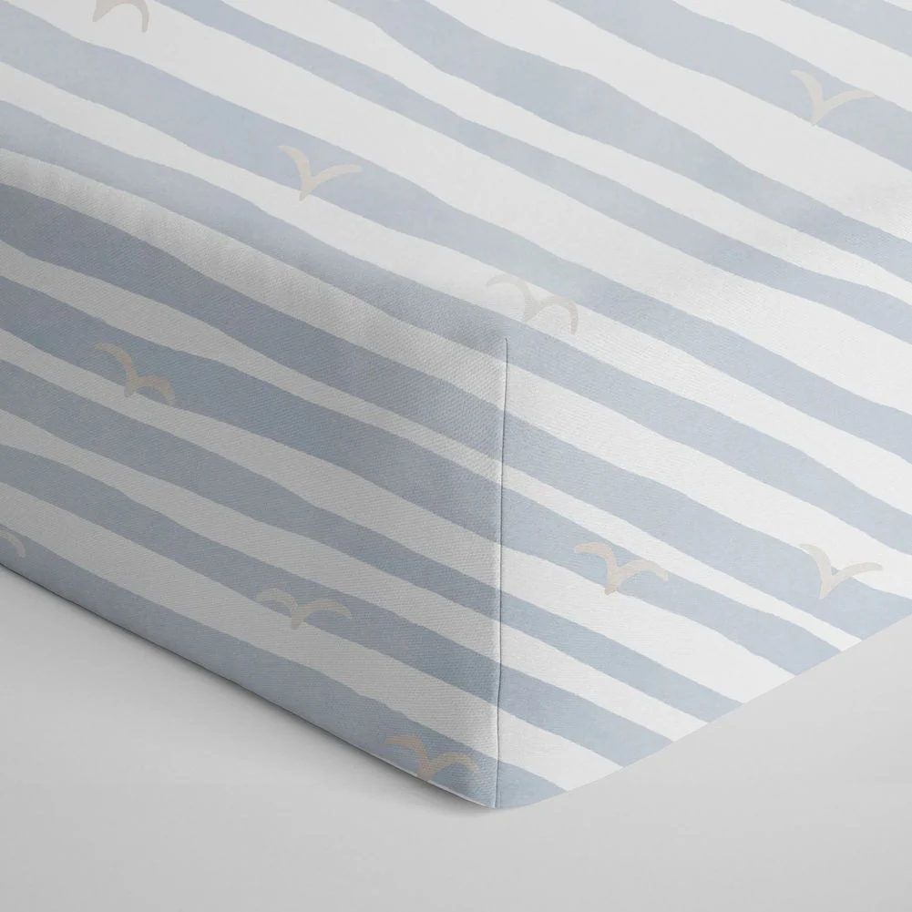 Living Textiles Cotton Jersey Fitted Crib Sheet - Image 6