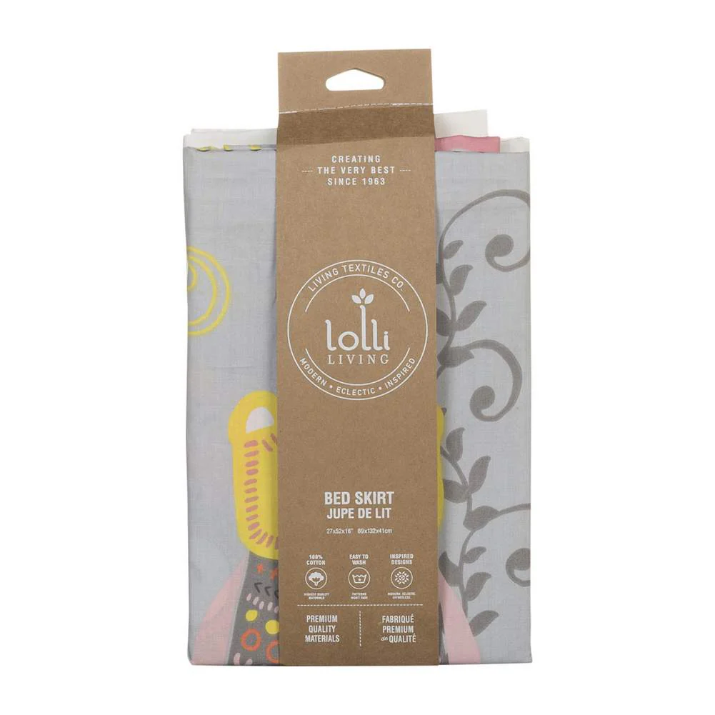 Lolli Living Crib Skirt - Enchanted Garden