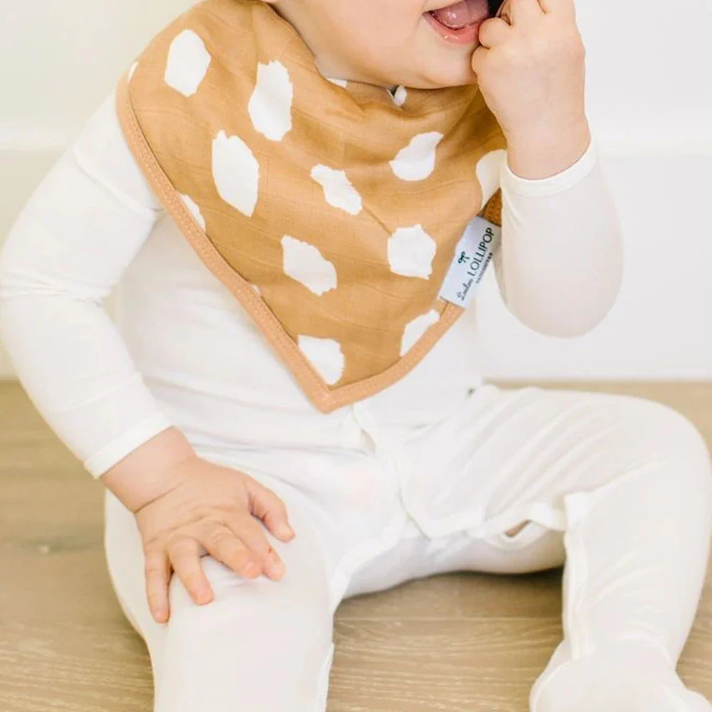 Loulou Lollipop 2-Pack Muslin Bandana Bib Set - Image 14