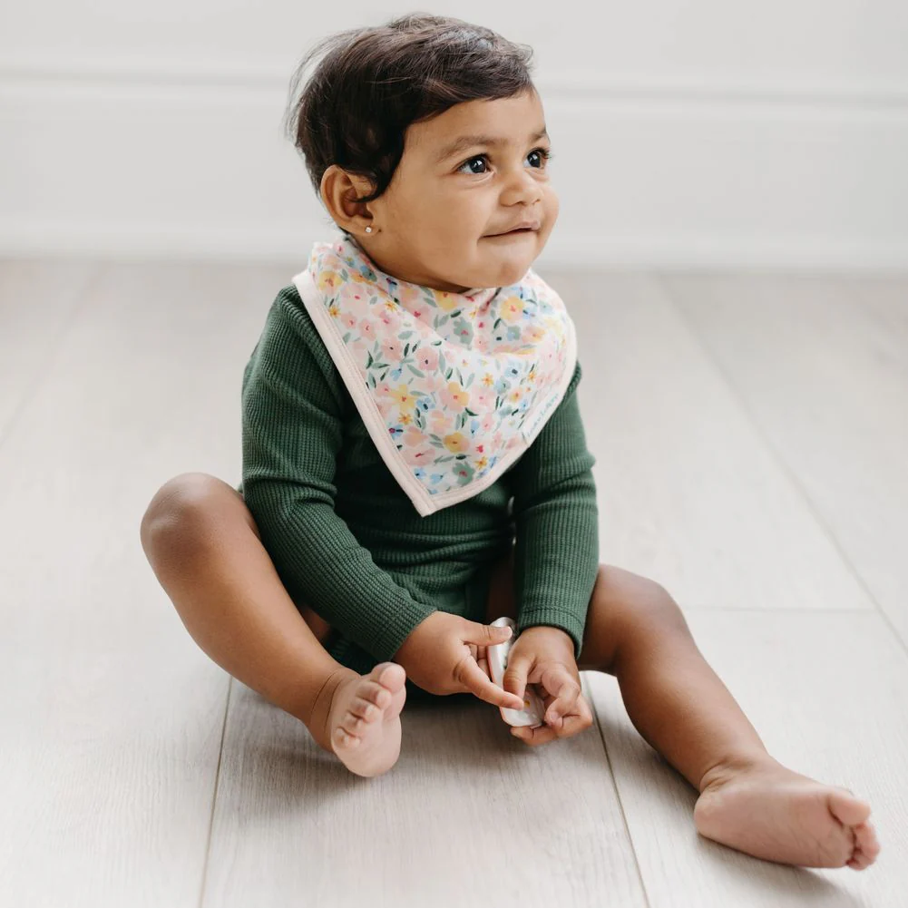 Loulou Lollipop 2-Pack Muslin Bandana Bib Set - Image 5