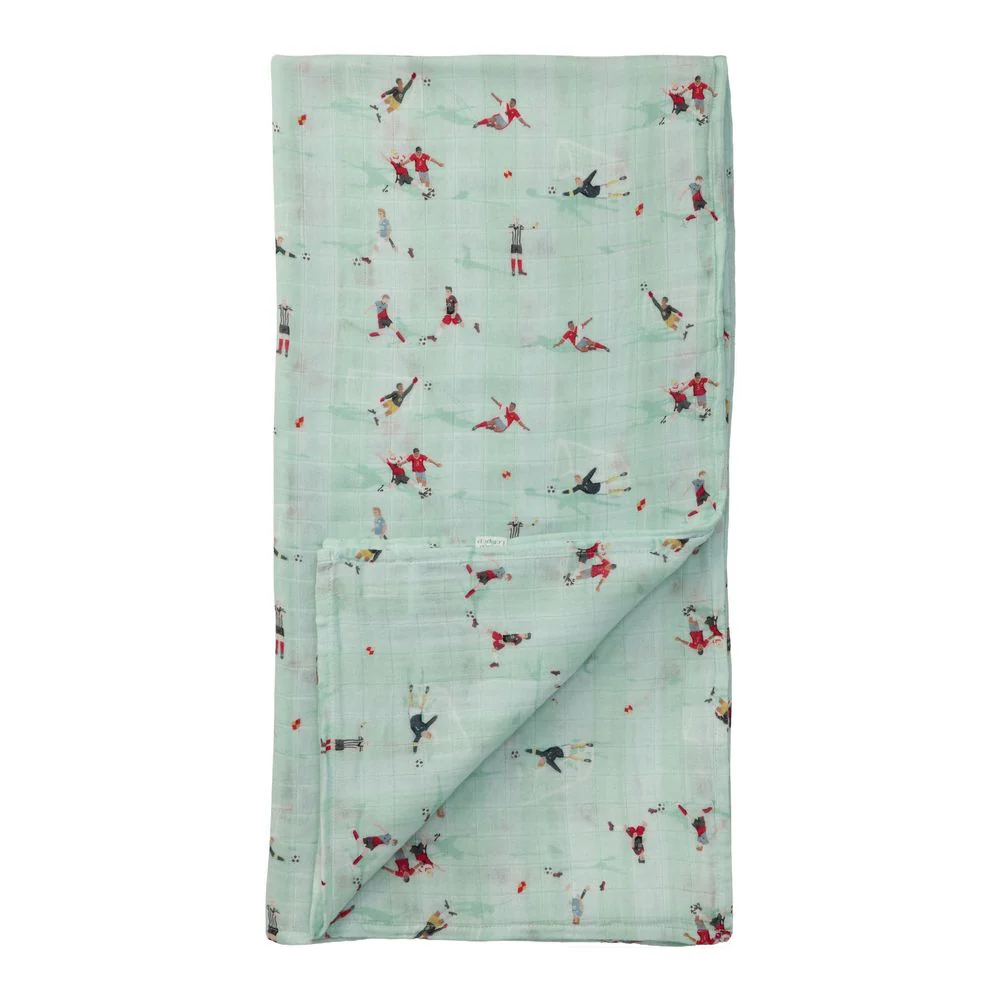 Loulou Lollipop Luxe Muslin Swaddle - The Beautiful Game