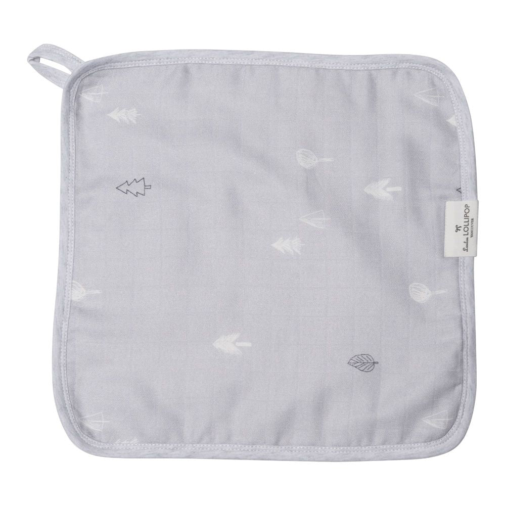 Loulou Lollipop Muslin 3-Pieces Washcloth Set - Dinosaurs - Image 3
