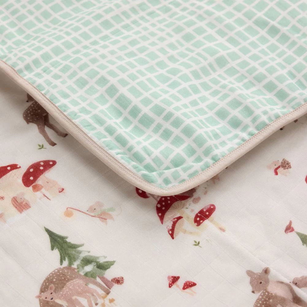 Loulou Lollipop Muslin Quilt Blanket - Forest Families - Image 2