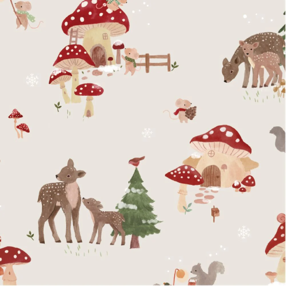 Loulou Lollipop Muslin Quilt Blanket - Forest Families - Image 4