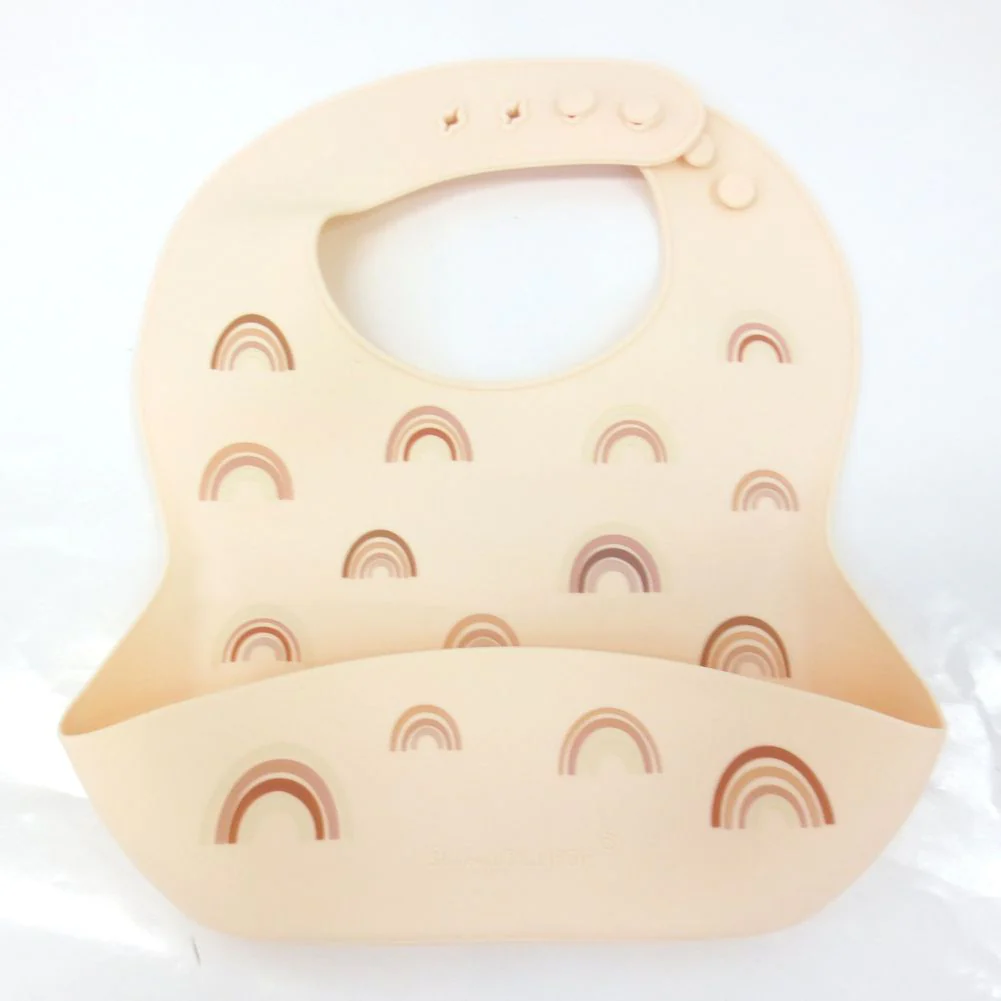 Loulou Lollipop Silicone Bib - Canyon Rainbow (Open Box) - Image 2