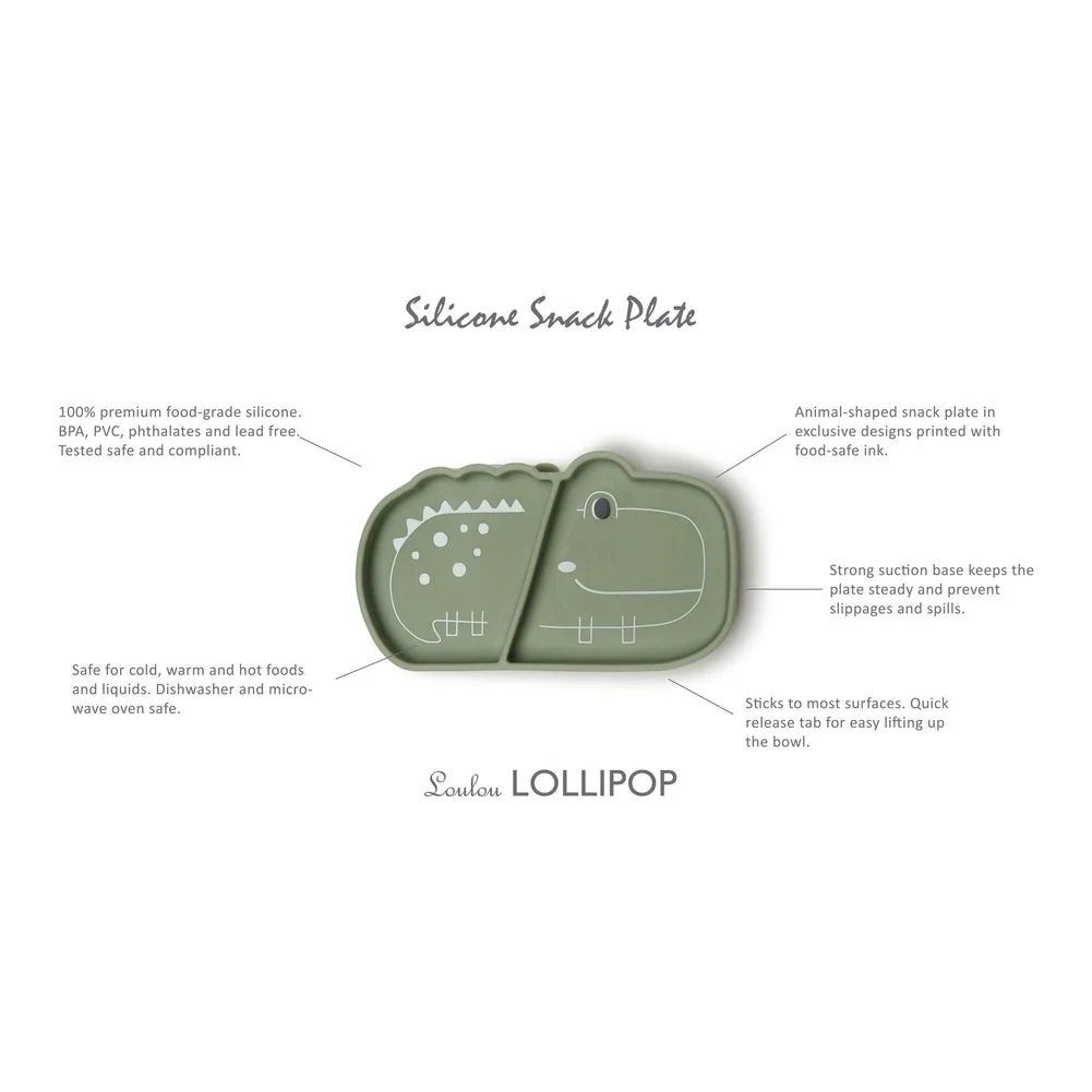 Loulou Lollipop Silicone Snack Plate - Image 6