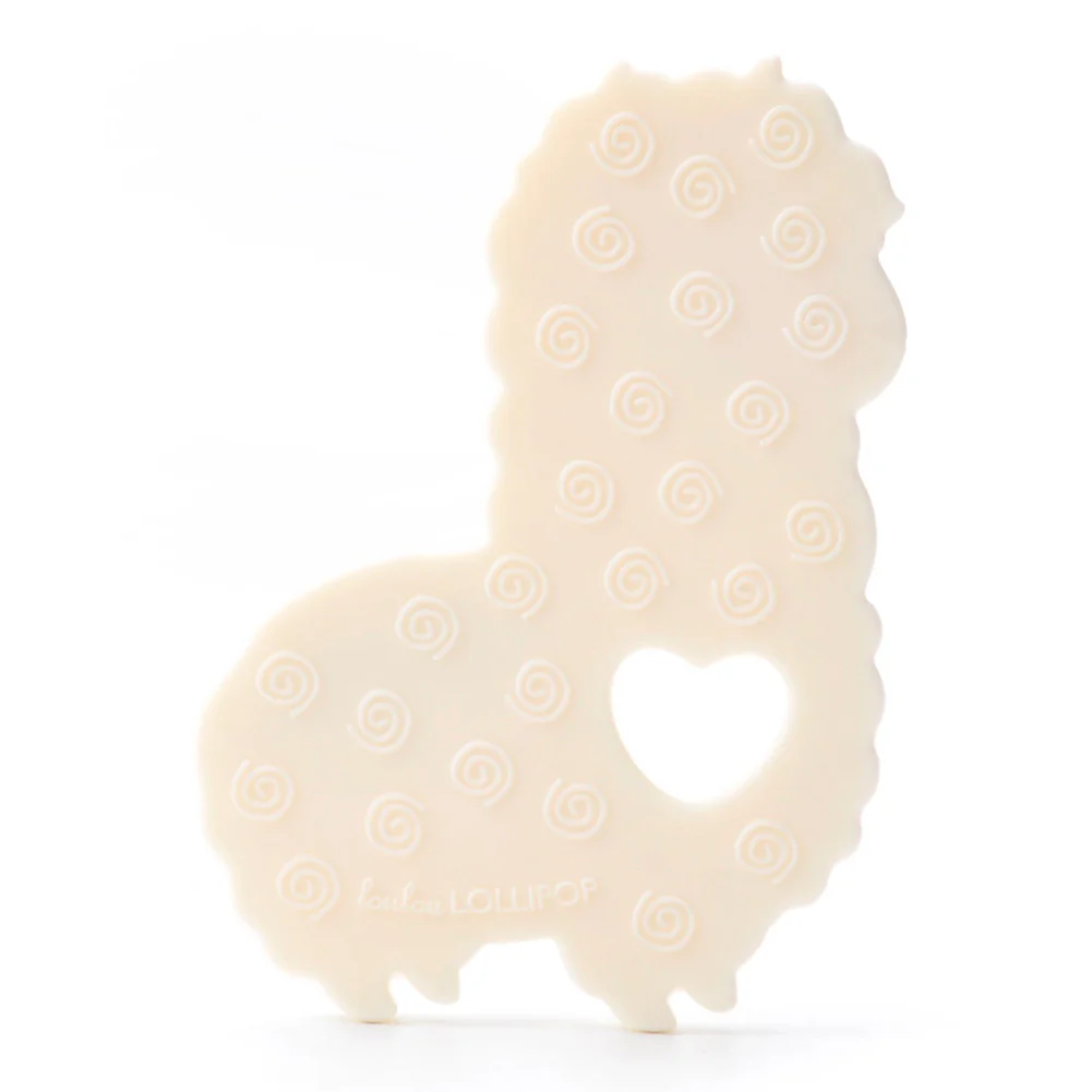Loulou Lollipop Silicone Teether - Llama - Image 2