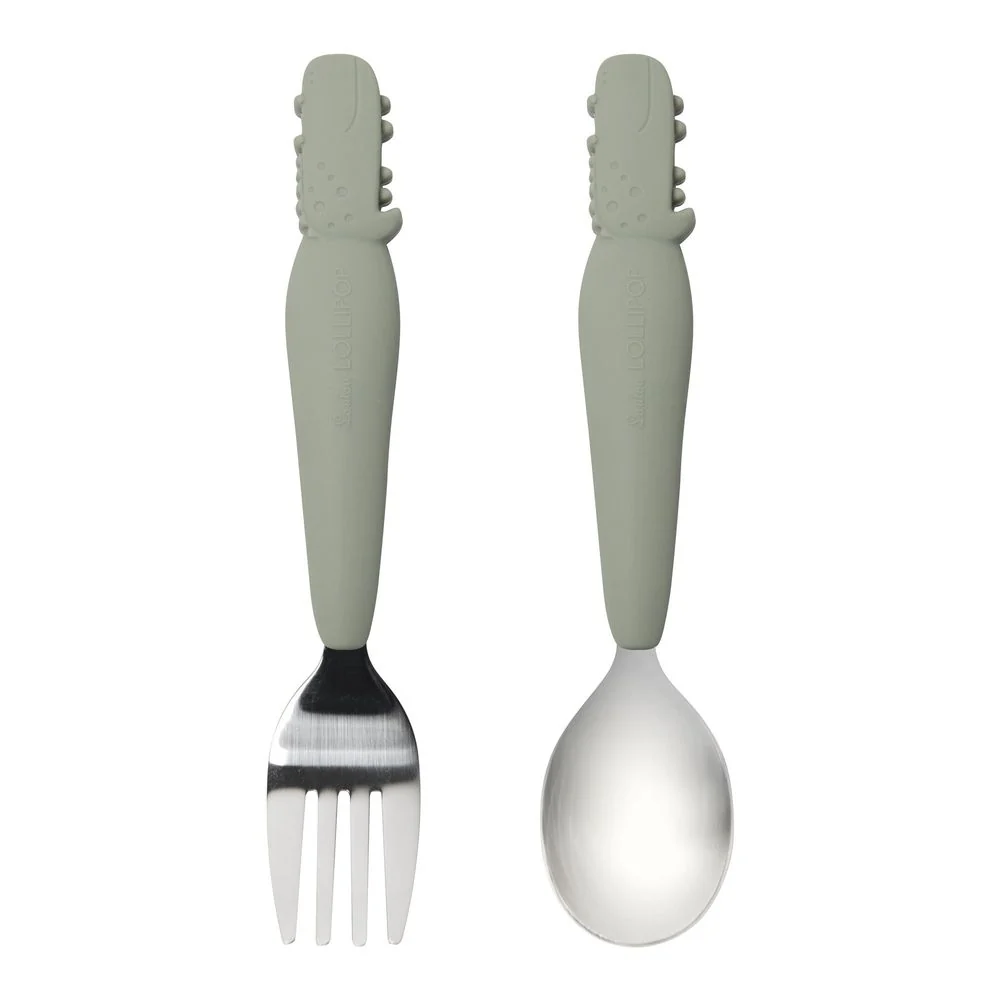 Loulou Lollipop Toddler Spoon and Fork Set - Image 2
