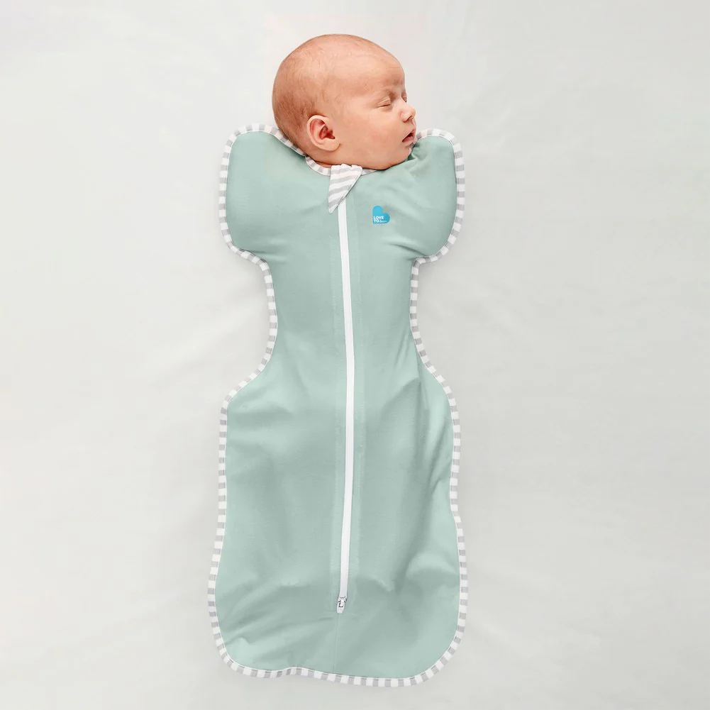 Love To Dream Swaddle UP Lite Bag 0.2 TOG - Olive (Newborn, 5-8.5 lbs) - Image 3