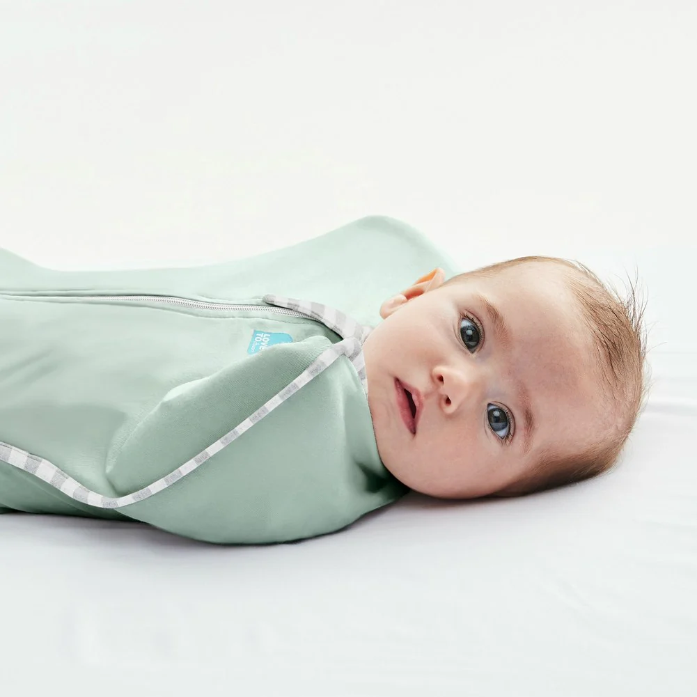 Love To Dream Swaddle UP Lite Bag 0.2 TOG - Olive (Newborn, 5-8.5 lbs) - Image 4