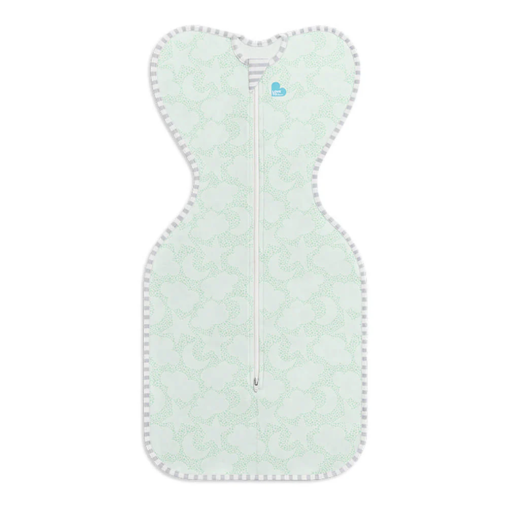 Love To Dream Swaddle UP Organic 1.0 TOG - Celestial Dot Mint (Medium 13-19 lbs)