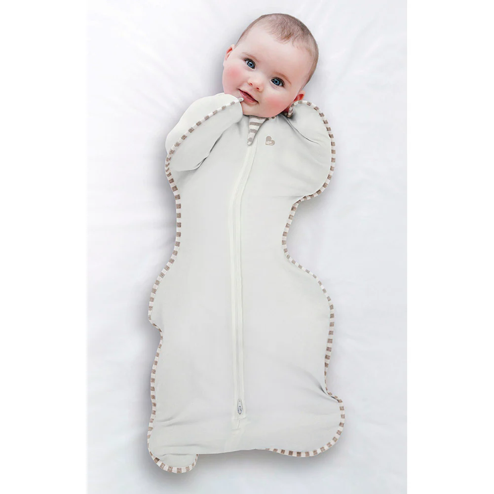 Love To Dream Swaddle UP Organic 1.0 TOG - Cream (Medium, 13-18.5 lbs) - Image 3