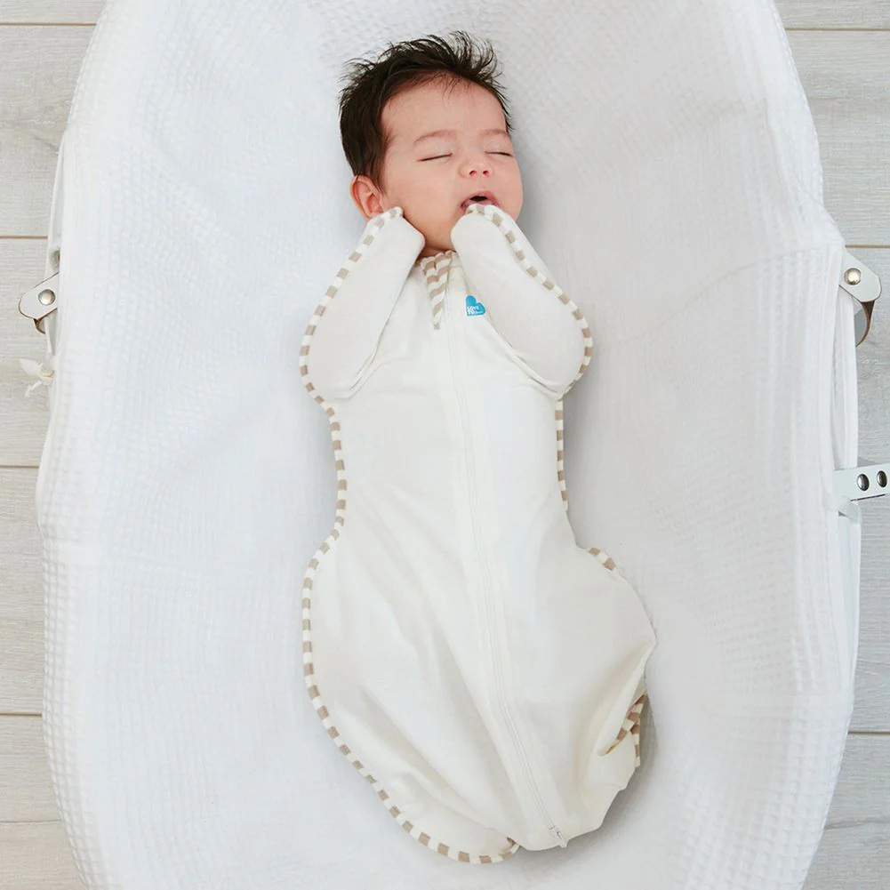 Love To Dream Swaddle UP Organic 1.0 TOG - Cream (Small 7-13 lbs) - Image 4
