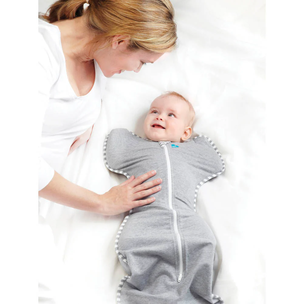 Love To Dream Swaddle UP Original 1.0 TOG - Grey (Newborn, 5-8.5 lbs) - Image 4