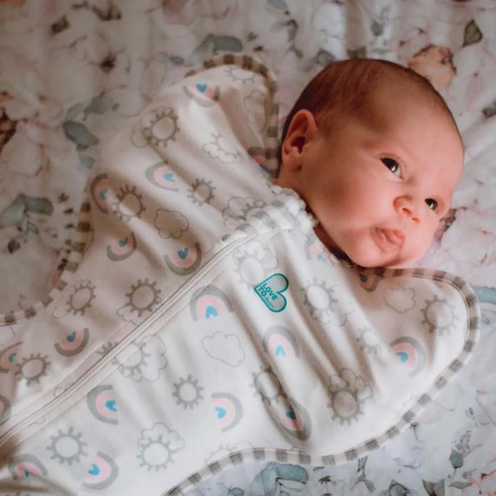 Love To Dream Swaddle UP Original 1.0 TOG - Limited Edition Rainbow (Newborn, 5-8.5 lbs) - Image 4