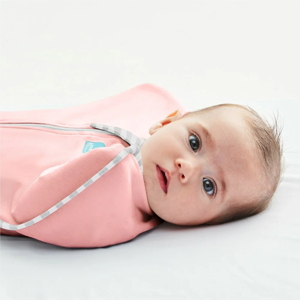 Love To Dream Swaddle UP Original Bag 1.0 TOG - Dusty Pink (Newborn, 5-8.5 lbs) - Image 3