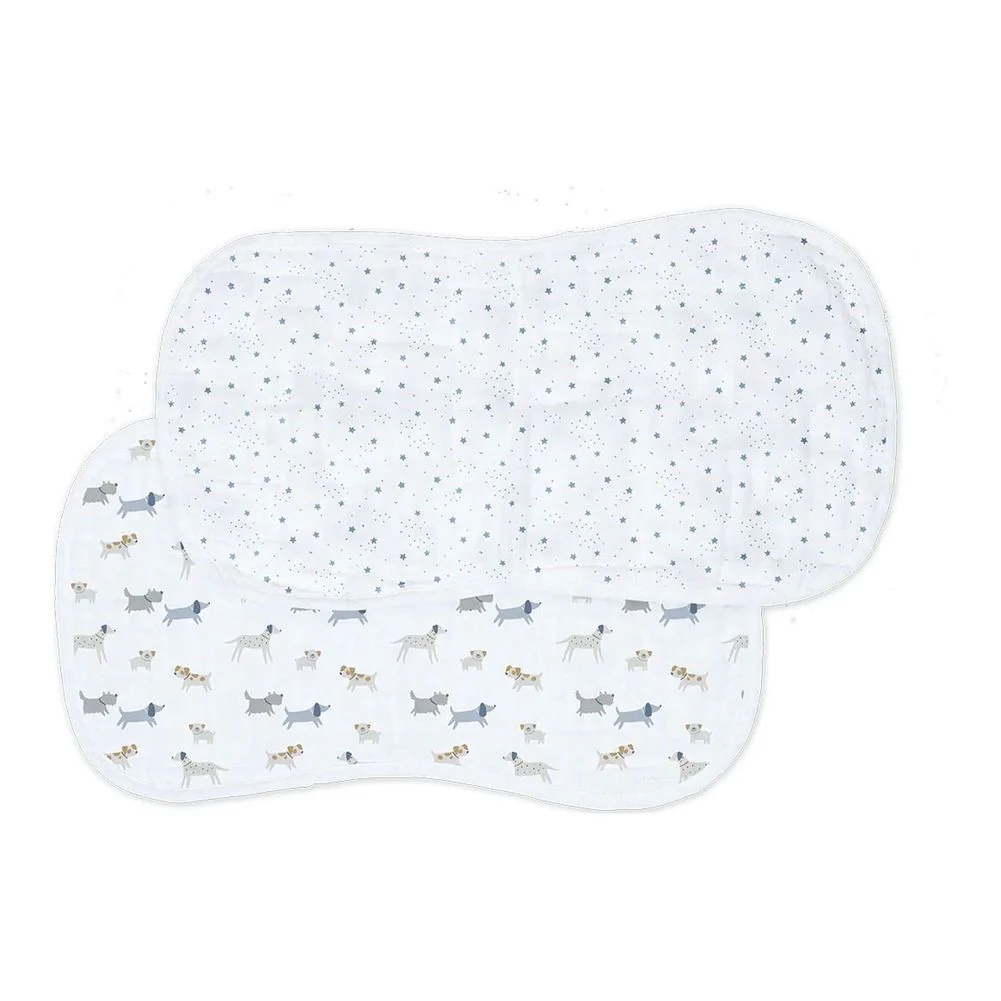 Lulujo 2-Pack Burp Cloths Set - Image 4