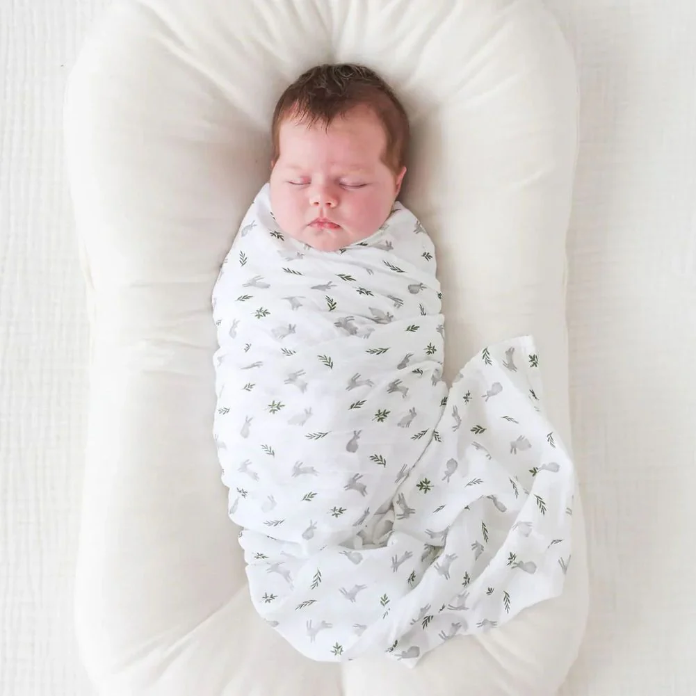 Lulujo 2-Pack Cotton Swaddles Set - Image 3