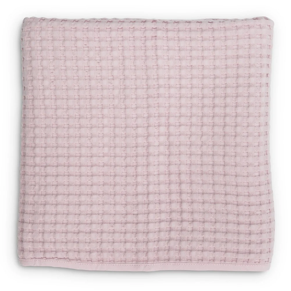 Lulujo Baby Boho Waffle Blanket - Ballet Slipper