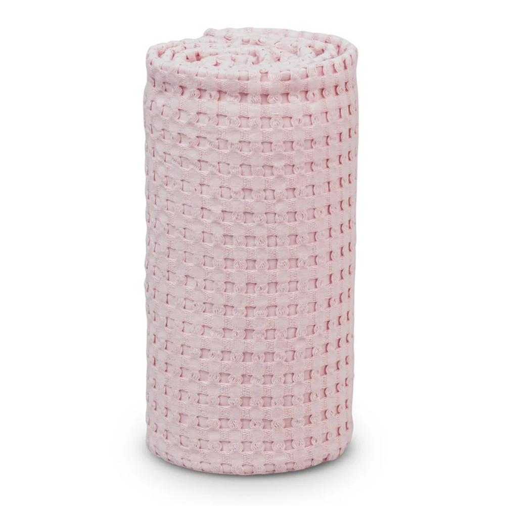 Lulujo Baby Boho Waffle Blanket - Ballet Slipper - Image 3