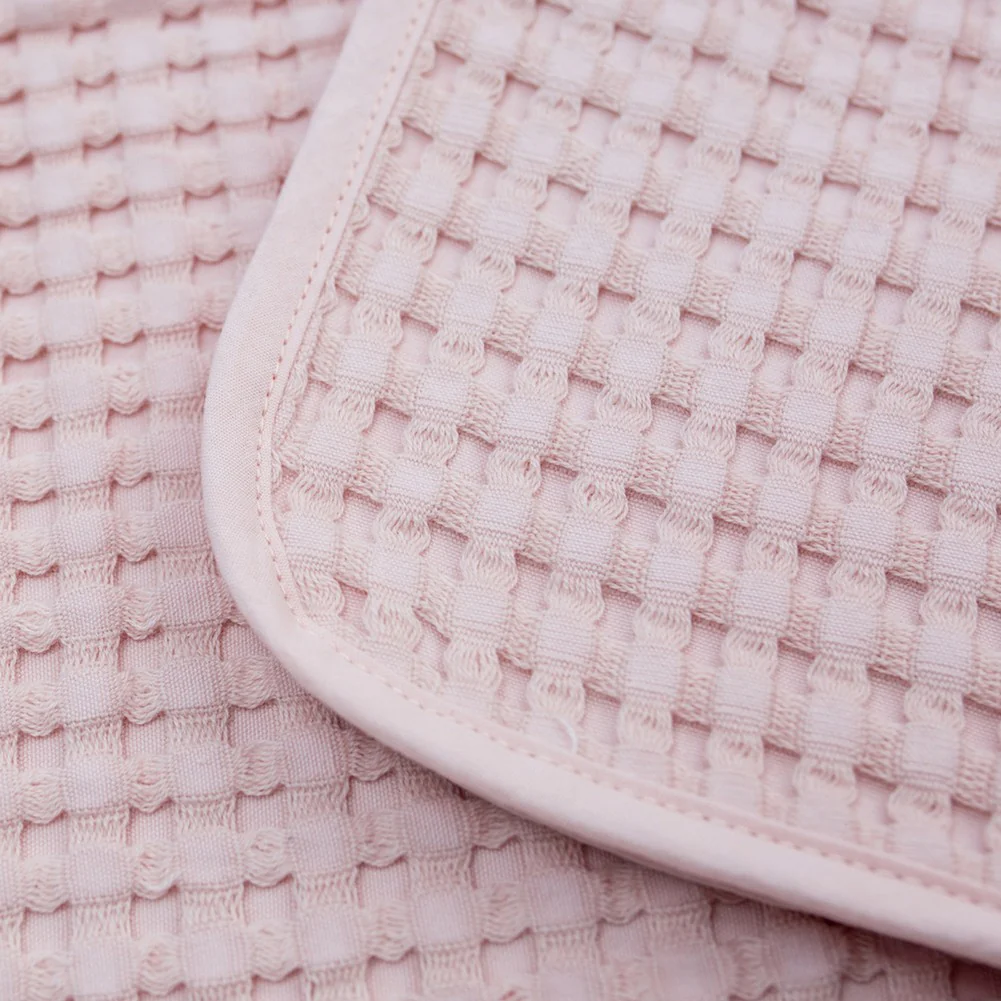Lulujo Baby Boho Waffle Blanket - Ballet Slipper - Image 4