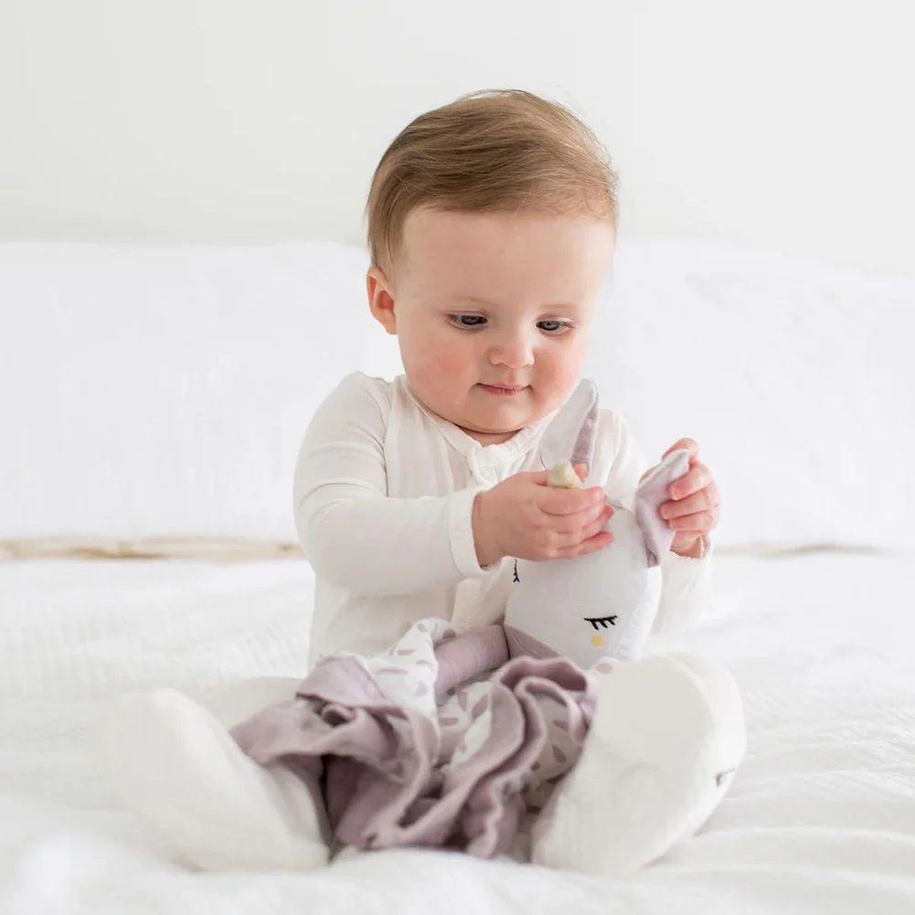 Lulujo Cotton Muslin Lovey - Unicorn - Image 3