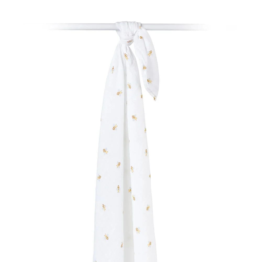 Lulujo Cotton Muslin Swaddle - Image 3